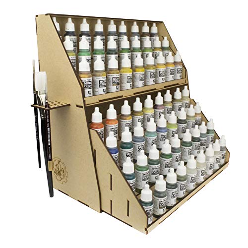 War World Gaming - Organizador-Estante de 7 Niveles para Pinturas - Wargame, Miniaturas, Modelismo Ferroviario, Wargaming