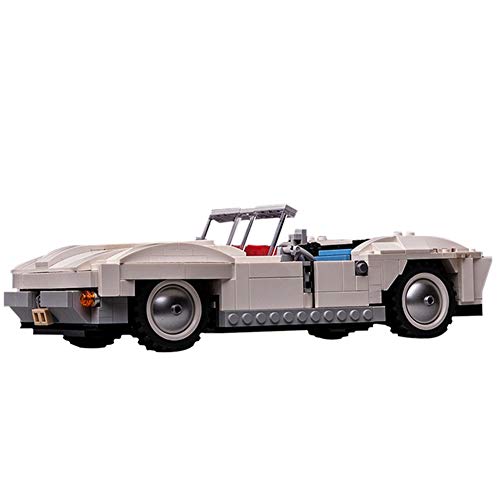 WDLY 650 PCS Bloque De Construcción Compatible con Lego Chevrolet Corvette Coche Deportivo, Puzzle Técnica Técnica Super Racing RC Kit, Juguete De Ladrillos para Adulto O Niño