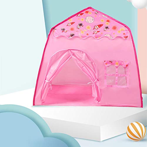 Wood.L Tienda De Campaña Infantil, Carpa Plegable para Niños, Casa De Juegos para Interiores Y Exteriores, Pop-up Portátil Tienda De Transporte, con Estrellas