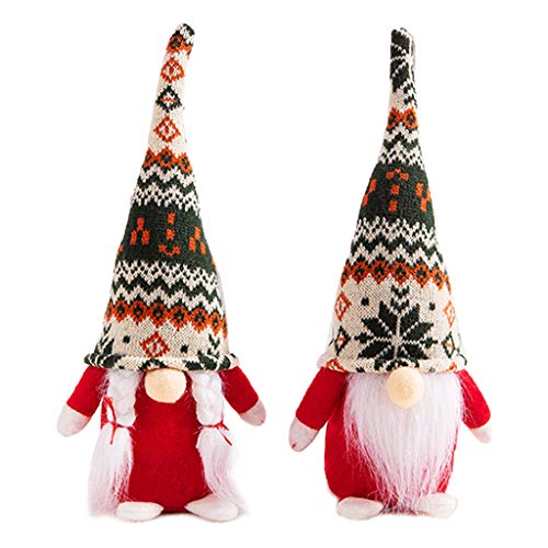 Yasu7 - Muñeca sueca de peluche para niños, regalo para decoración de vacaciones, recién nacido, juguete GIF