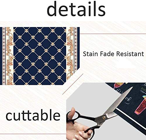 YUEDAI Multicolor Corredor Alfombra for Pasillo de Entrada no Slip Mat Puertas for Sala de Estar Dormitorio Pasillo Sala Alfombra Moderna (Color : A, Size : 0.6x3m)