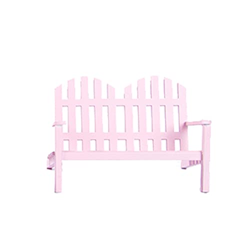 1 juego de mini silla de mesa de alta simulación decoración de madera escala 1/12 casa de muñecas modelo de silla de mesa para escena de jardín, escultura de estatua, adorno de resina, blanco