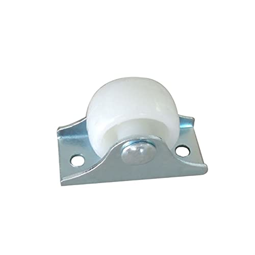 10 PCS Railo Blanco Costeras fijas Pequeñas Muebles de Rueda de Unidireccional Plastic A Accesorios Accesorios de Hardware (Size : A)