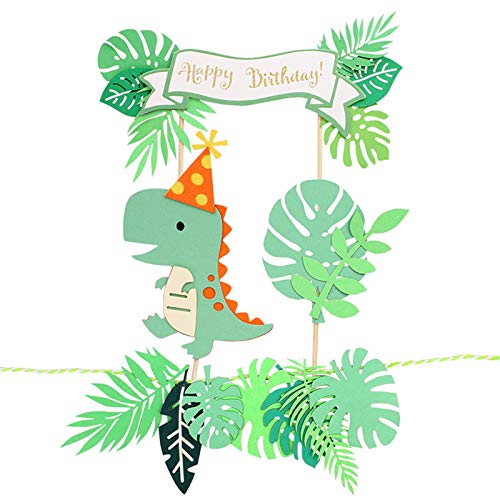 11 piezas Torta de Dinosaurio, Cute Cake Toppers, Decoración de Pastel de Dinosaurio, Cupcake Decoration for Kids Birthday Party