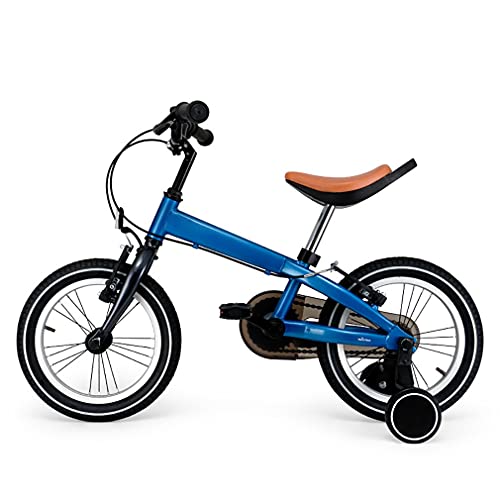 14 Pulgadas Bici Infantiles Bicicleta NiñOs con Ruedas Auxiliares ElevacióN Trasera Basculante CojíN Suave EPA Frenos Dobles Radios Starburst Adecuado para NiñOs Y NiñAs 4 A 6 AñOs