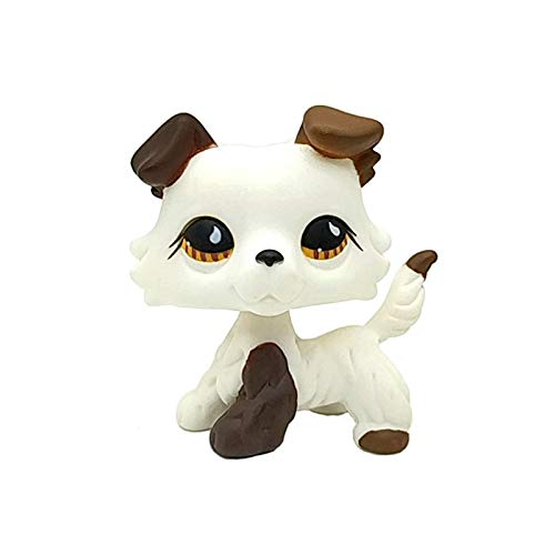 2021 Nuevo Lps Juguete Gato Perro Mascotas Tienda Juguete Perro Rosa Negro Pelo Corto Gato Colección Acción De Pie Role Playin Niños Regalo, Black (Negro) - AEWB-X5VVVB