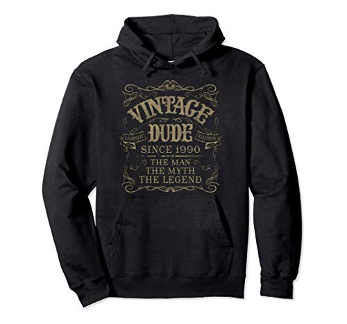 31st regalo de cumpleaños Vintage 1990 31 años de edad Sudadera con Capucha
