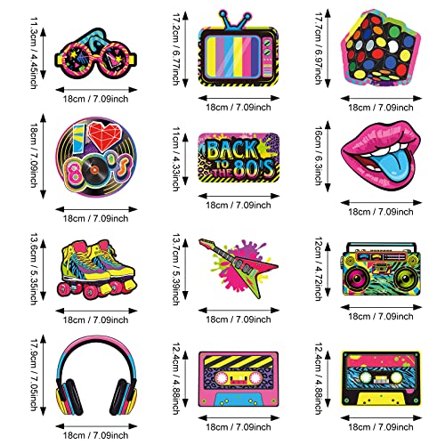 53 Decoraciones de Fiesta de Años 80 Espirales Colgantes de Fiesta de Hip Hop Retro de 1980 Decoración de Techo para Adultos Fiesta de Regreso a Años 80 Fiesta Cumpleaños Retro de Años 80
