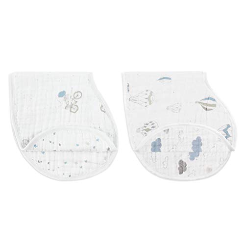 Aden + Anais Night Sky Reverie - Pack de 2 baberos, unisex