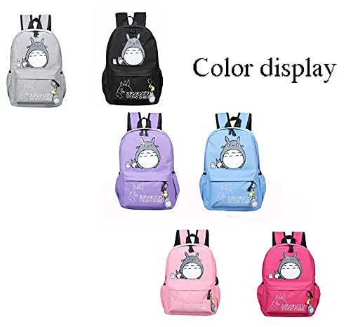 Adolescente Mi Vecino Totoro Mochila Dibujos Animados Anime Knapsack Viajes Daypack Rucksack Escuela Bolso (Color : F)