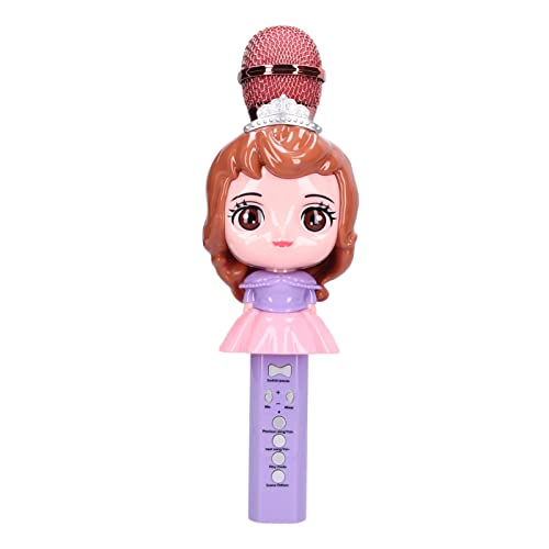Alomejor Juguetes de Karaoke para Niños, Micrófono Inalámbrico de Karaoke, Juguete de Canto de Karaoke de Mano para Niños, Niñas, Regalos de Cumpleaños