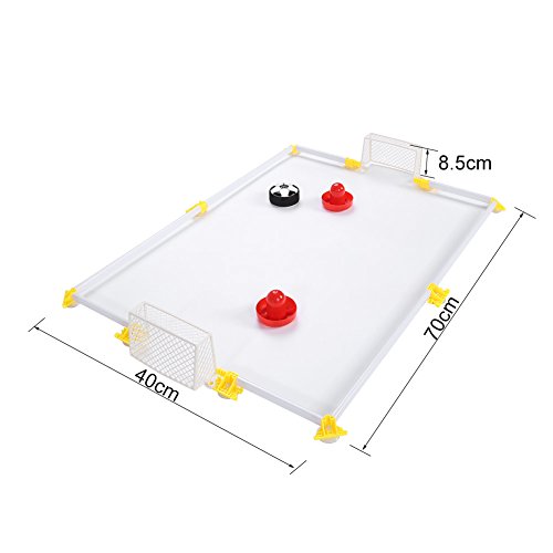 Alomejor Mesa Air Power Soccer Toy Air Power Soccer Disk Hover Ball Air Hockey Hover Soccer Campo de f?¡ì2tbol Juego de Juego
