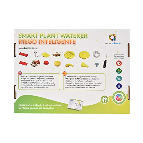 ambarscience Juguete Stem Cientifico y Educativo, DIY para Construir Paso un Sistema de riego Inteligente, para niños 8+. (Ambar Passion S.A. 108200020118)