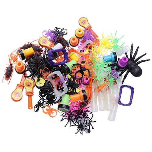 Amosfun 67 piezas de Halloween juguetes de Halloween fiesta favores para niños novedad surtido para trucos o golosinas regalos de fiesta en el aula