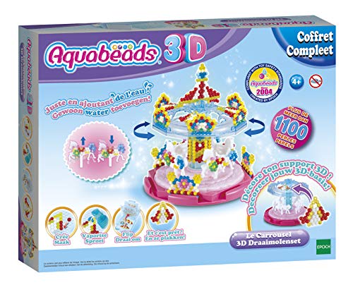 Aquabeads 331392 Le Carrousel 3D - Juego de manualidades