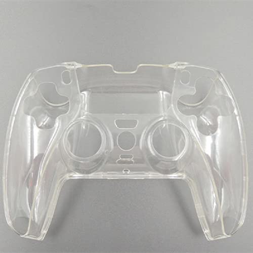ARCADORA Transparente claro PC cubierta ultra delgado caso protector piel con tapa de palanca de mando para PS5 DualSense controlador Accesorios