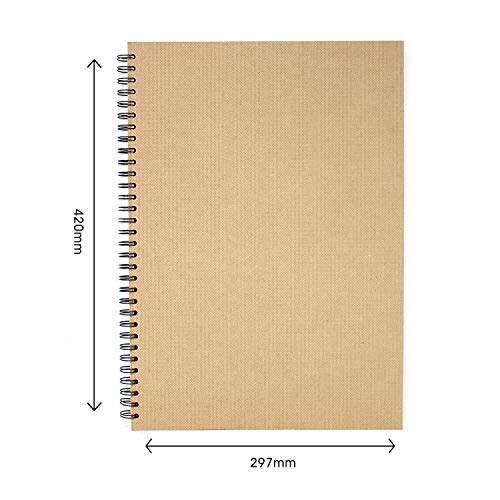 Artway Cuaderno de bocetos, Cartón, Blanco, A3 Retrato