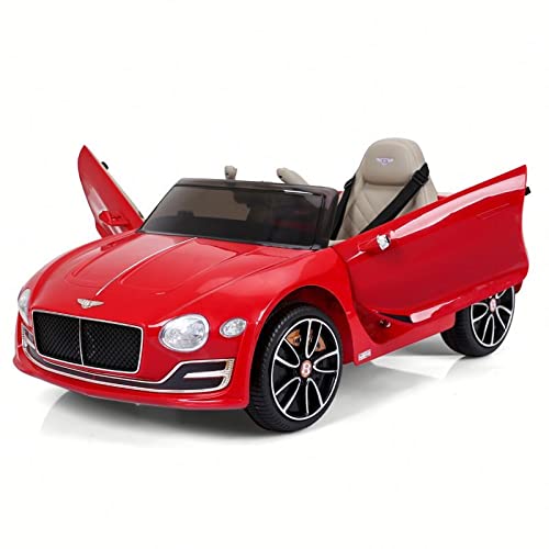 ATAA Bentley Exp12 Coche de batería para niños - Rojo - Coche eléctrico para niños con batería 12v y Mando para Padres