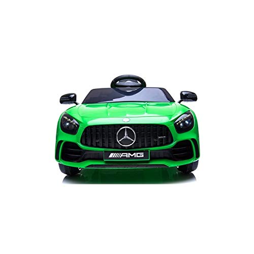ATAA M.ercedes GTR 12v - Verde - Coche eléctrico para niños con batería 12v y Mando para Padres