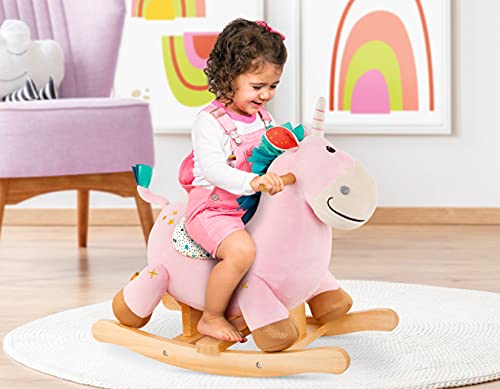 B. toys by Battat- B. Rocking Unicornio en Color Rosa (Branford Ltd. BX2160C1Z)