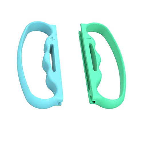 balikha Mango Cómodo de Agarre de Boxeo con Controlador Izquierdo / Derecho de 2 Piezas para Nintendo Switch - Azul Verde