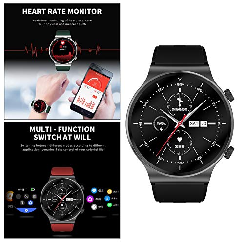 balikha Reloj Inteligente con Podómetro para Mujer, Reloj Inteligente a Prueba de Agua IP68 con Pantalla Táctil HD de 1,3 Pulgadas, Múltiples Modos Deportivos - Color 06