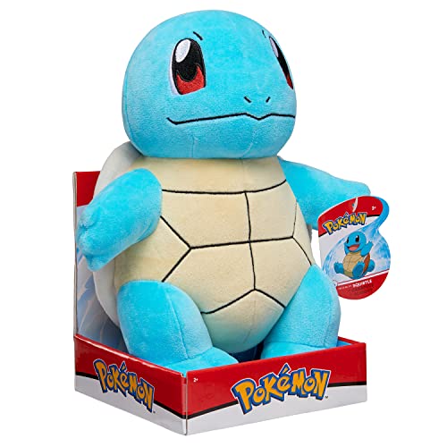 Bandai Pokémon Carapuce (Squirtle) - Peluche de Peluche (30 cm), Color Azul