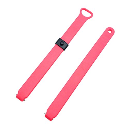 Baoblaze 2X Cintas de Smartwatch Reloj Inteligente Conecta con Misfit Ray Fitness Tracker de Negro Rosa Rojo