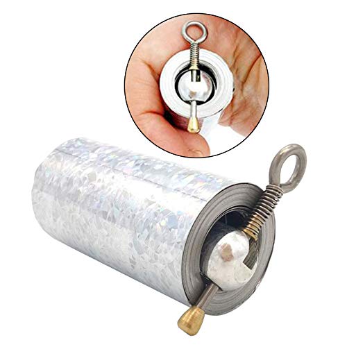 Bastón de metal de 43.3 pulgadas/110 cm con tarjetas de enseñanza, personal de bolsillo magia de primer plano Truco de magia para principiantes aficionados - plata