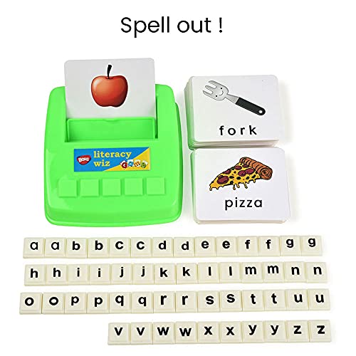 BOHS Inglés Alfabetización Educación Juego para Niños - Palabras en Minúsculas - 60 Tarjetas Flash - Aprendizaje de Idiomas Juguetes Educativos Preescolares Niños