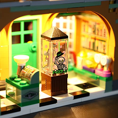 BRIKSMAX Kit di illuminazione a led per Lego Harry Potter Visita al Villaggio Di Hogsmeade - Compatibile con Lego 76388 Modello di blocchi predefiniti- Non includere il Set Lego