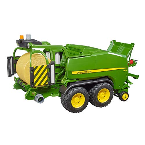 bruder- John Deere - Bobina de prensado, Color verde (2032) , color/modelo surtido