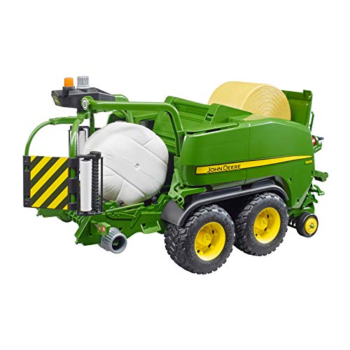 bruder- John Deere - Bobina de prensado, Color verde (2032) , color/modelo surtido
