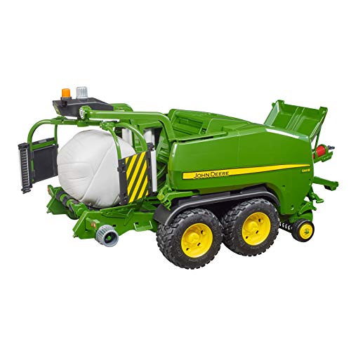 bruder- John Deere - Bobina de prensado, Color verde (2032) , color/modelo surtido