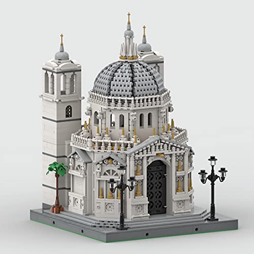 Bulokeliner Bloques de construcción modular casa 4064 piezas MOC-79460 Venecia, juguete de construcción de iglesia de Santa María, vcompatible con Lego