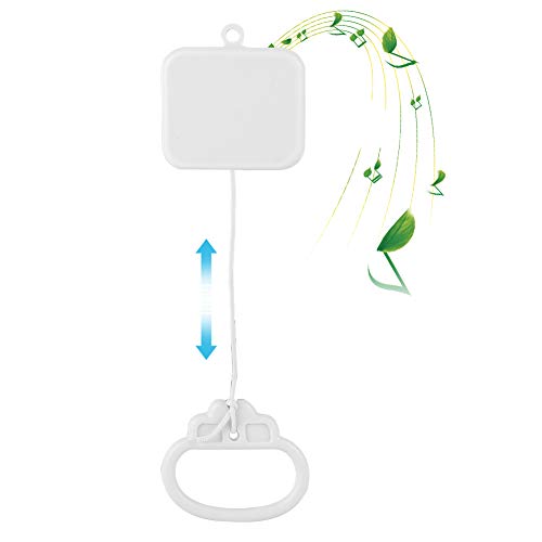 Caja de música para Cuna de bebé, Caja de música con cordón de Cuerda, no Requiere batería, para niños en casa