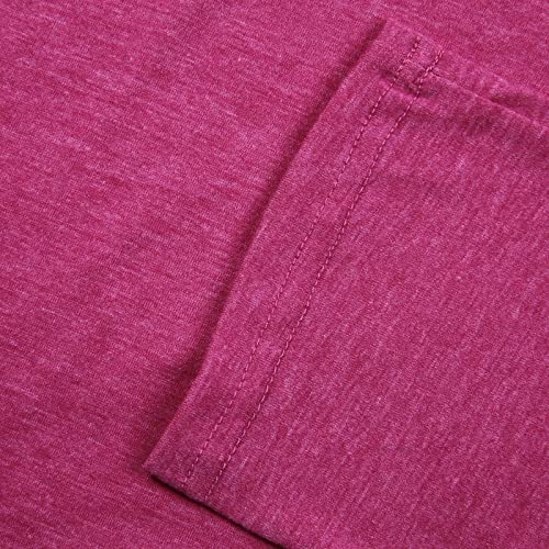 Camiseta de manga corta para mujer, sexy, informal, suelta, monocolor, elegante, tallas grandes, básica, cuello redondo, rojo, XXL