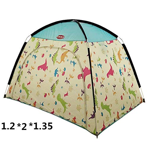 Carpa para niños Bebé niños carpa juego casa interior mosquitero red cama princesa play house boy niña casa juguete casa-azul bolso de tres puertas Malla de 1,5 * 2 metros Carpas infantiles