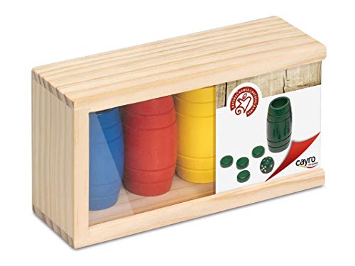 Cayro- Accesorios DE PARCHIS 4 Jugadores DE Madera, (619)