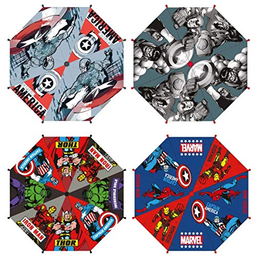 CERDÁ LIFE'S LITTLE MOMENTS- Paraguas Automático Infantil Heroes Licencia Oficial Marvel, Color Azul (2400000537_T45C-C56)