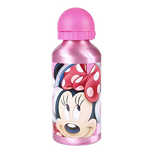 Cerdá, Mochila con Botella de Agua Infantil de Minnie Mouse-Licencia Oficial Disney Studios Unisex niños, Multicolor, 250X310X100MM