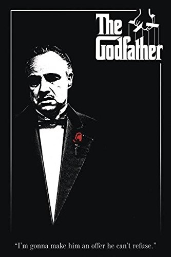 Close Up Godfather, Al Pacino Scarface, Goodfellas - Juego de 3 pósteres (61 x 91,5 cm)