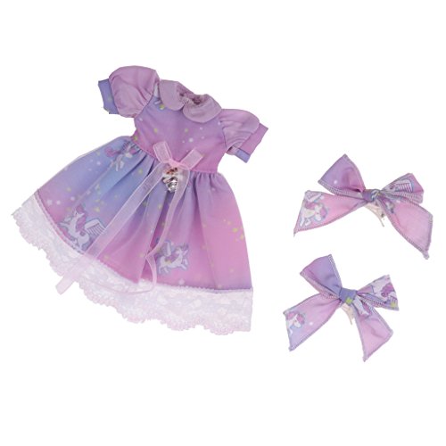 Colcolo Ropa de Muñeca Vestido de Princesa para Blythe Azone Licca