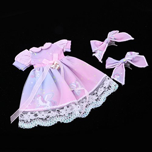 Colcolo Ropa de Muñeca Vestido de Princesa para Blythe Azone Licca