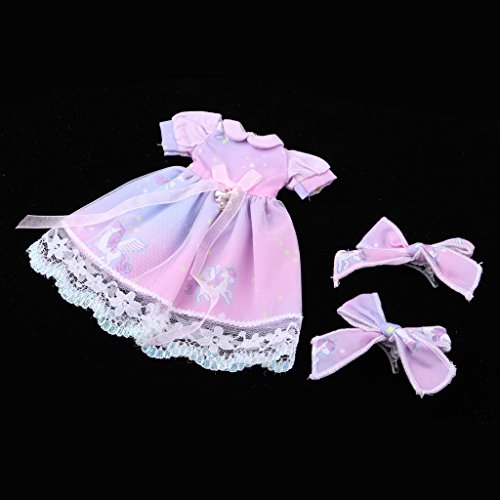 Colcolo Ropa de Muñeca Vestido de Princesa para Blythe Azone Licca