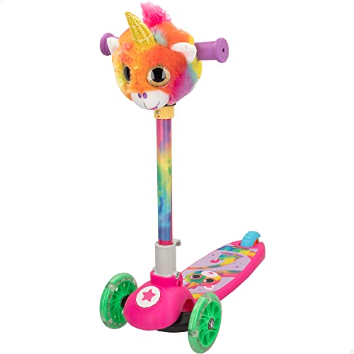 ColorBaby K3YRIDERS 46773 - K3yriders-Scooter 3 Ruedas Peluche Unicornio