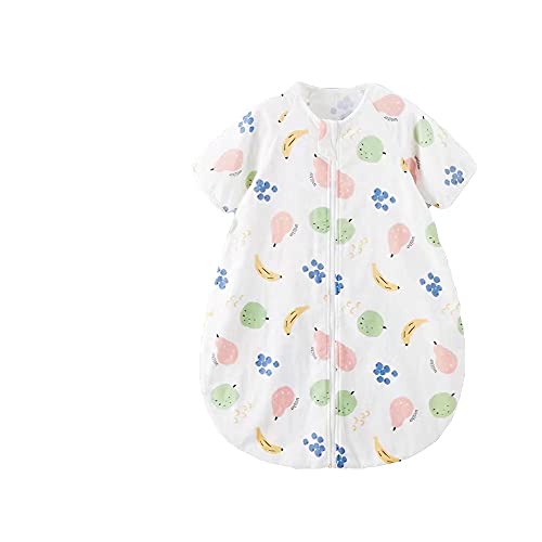 cute100% Cuatro Estaciones Saco de Dormir de Gasa para Bebé Universal Primavera Y Verano Sección Delgada Edredón Cálido Y a Prueba de Patadas para Bebés