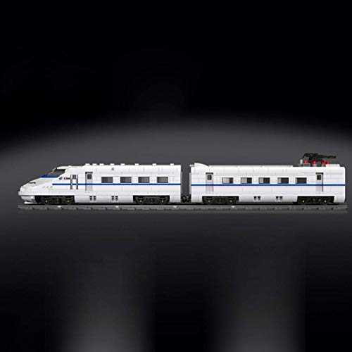 Cxcdxd Ladrillos de Tren de Alta Velocidad Technic, Tren de Alta Velocidad con Control Remoto de 2,4G, Kits de construcción compatibles con Lego Technic, 1808 Piezas