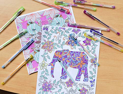 Dailyart 100 colores gel plumas Set Gel Pen ideal para colorear dibujo pintura regalo útil arte marcador
