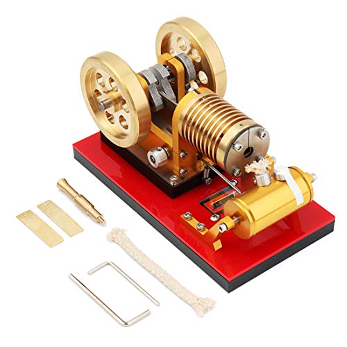 DAN DISCOUNTS Motor Stirlingmotor Kit de construcción, motor Stirling Engine, extractor tipo soplador tipo Stirling Motor modelo de motor, juguete educativo para adultos y niños